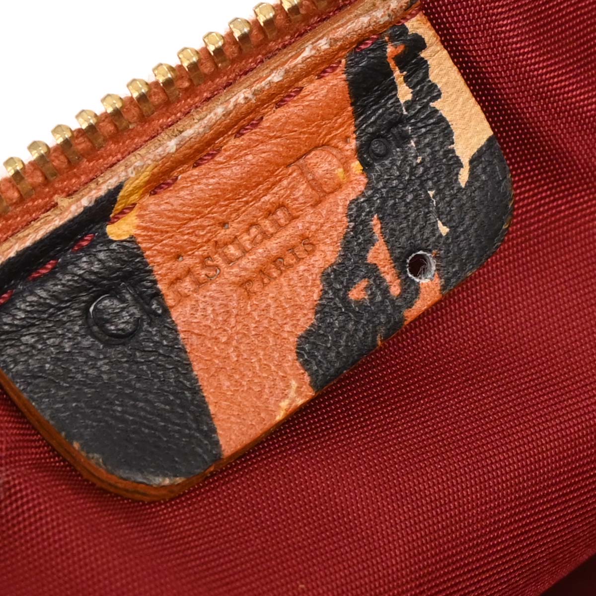 Christian Dior 2001 Orange Saddle Handbag