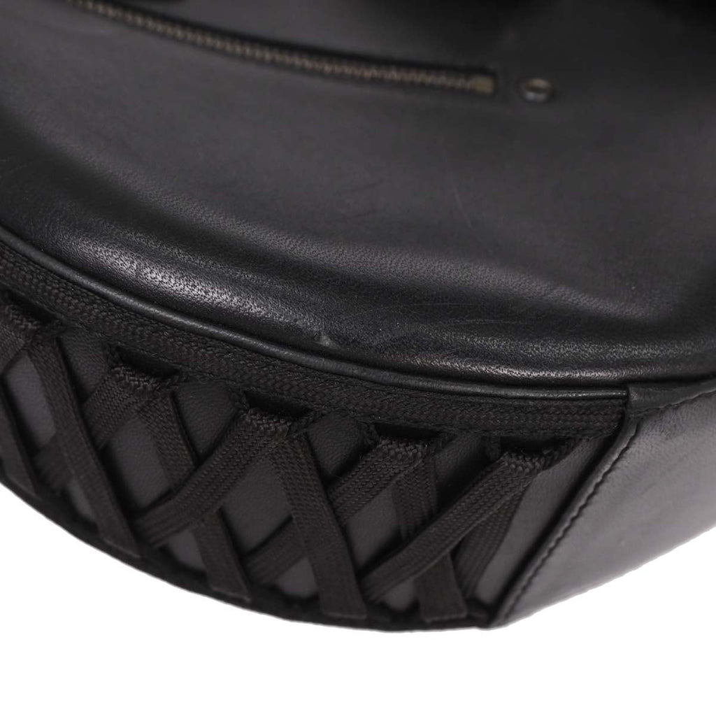 Christian Dior 2002 Black Admit It Corset Bag Handbag