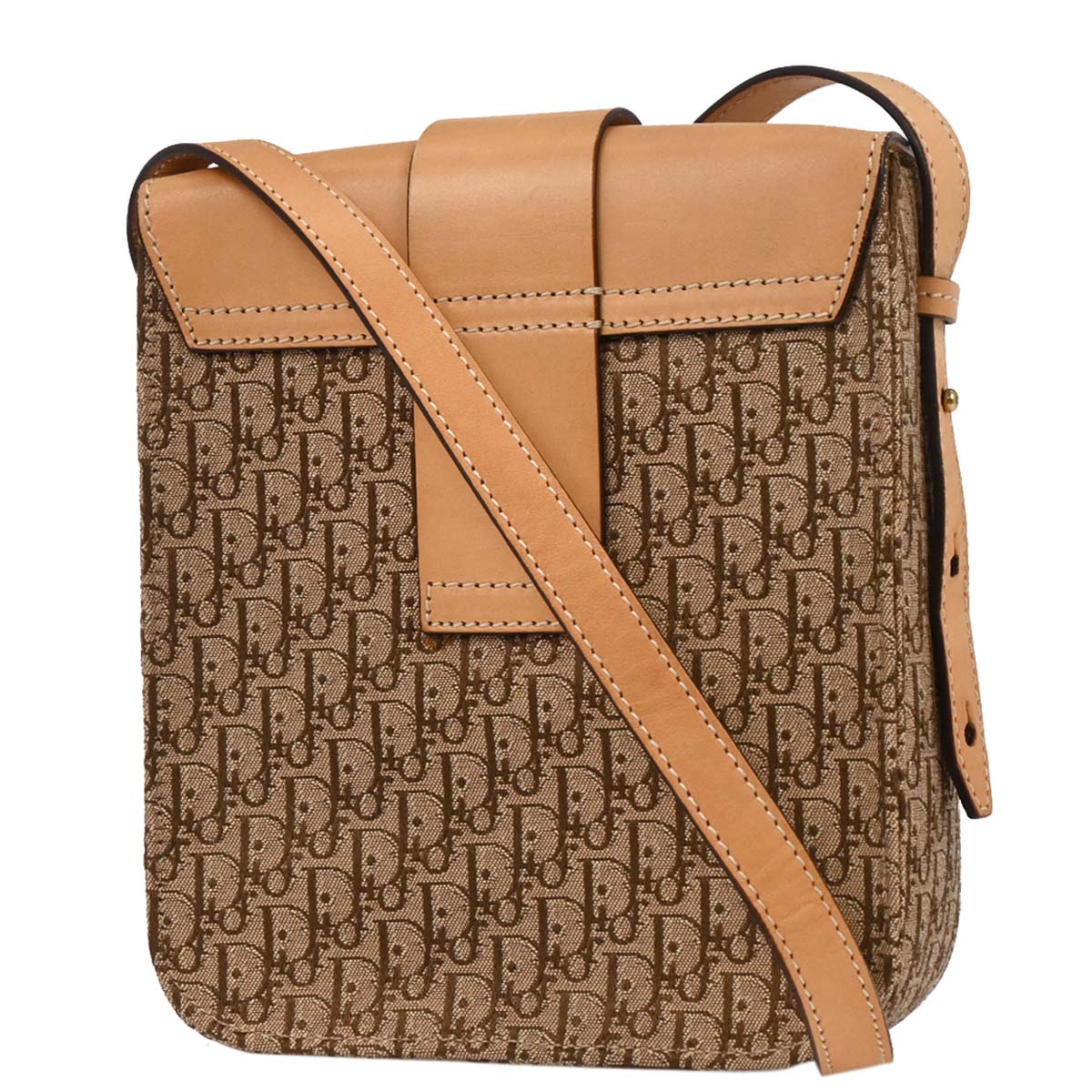 Christian Dior 2003 Beige Trotter Shoulder Bag