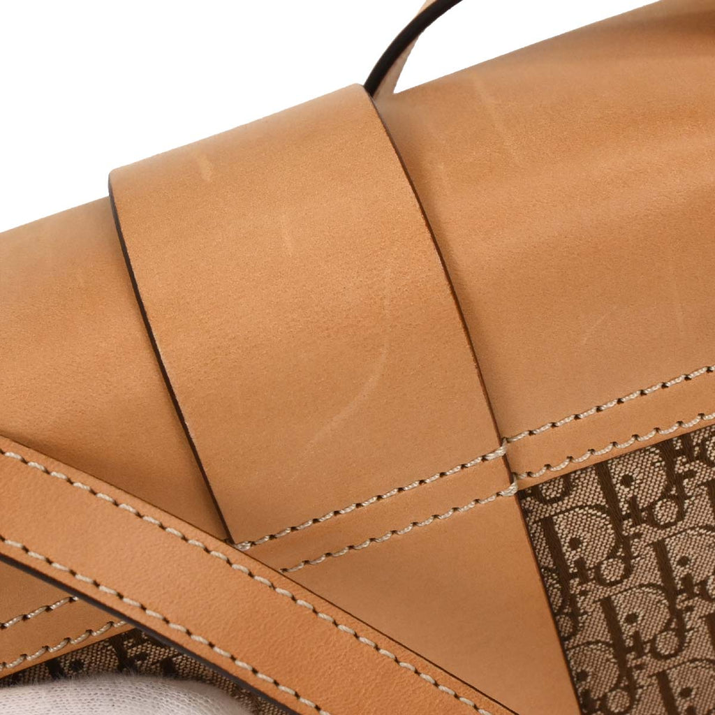 Christian Dior 2003 Beige Trotter Shoulder Bag