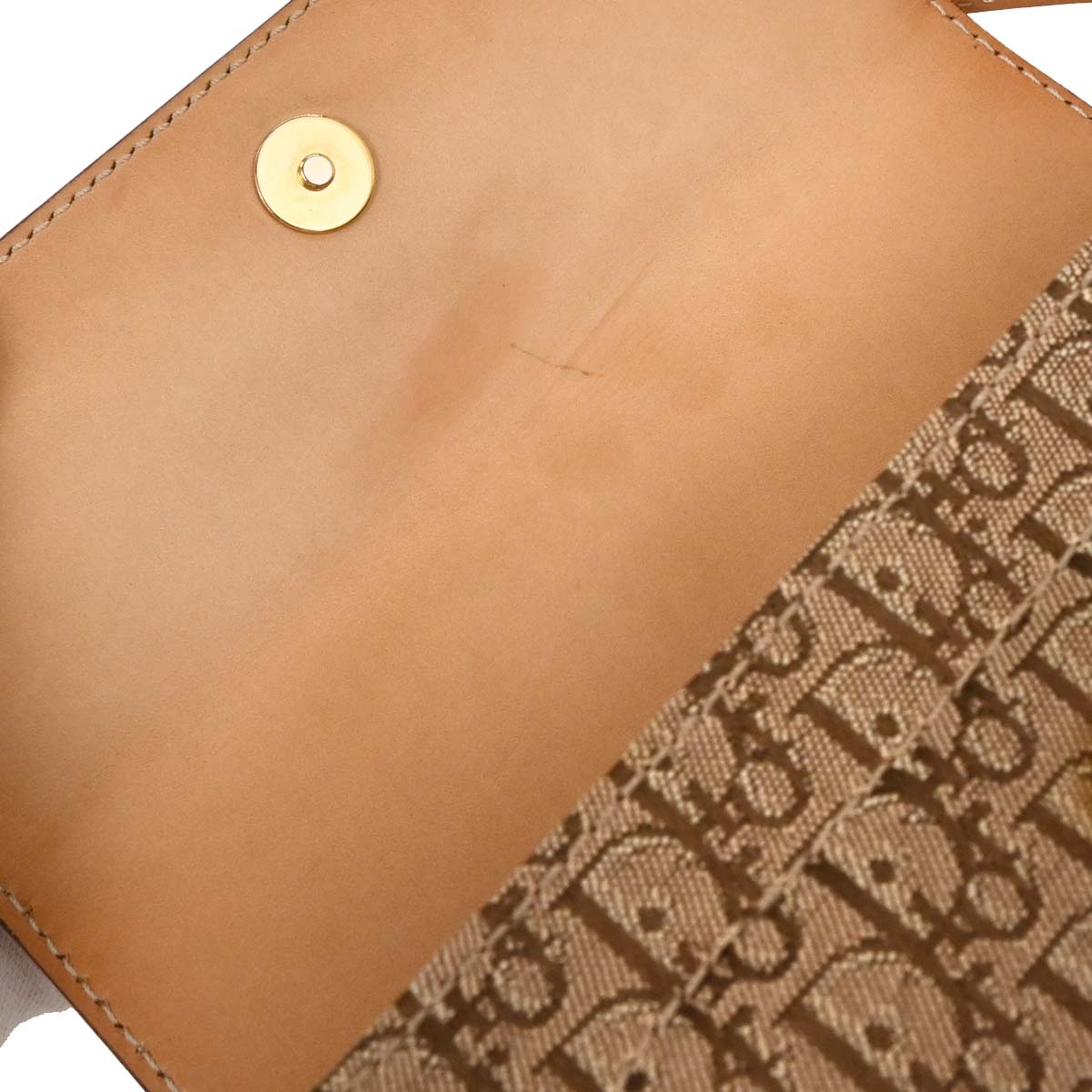 Christian Dior 2003 Beige Trotter Shoulder Bag