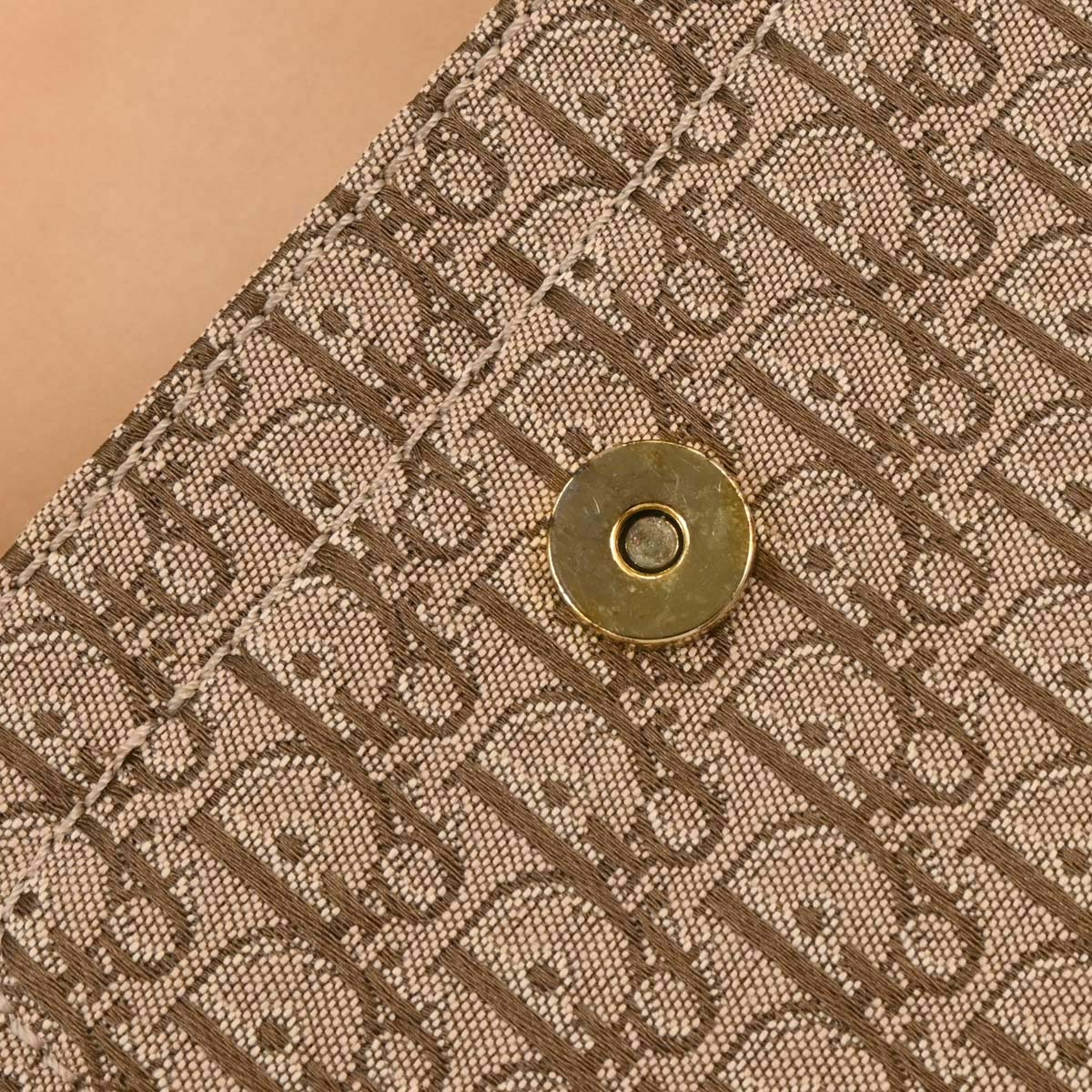 Christian Dior 2003 Beige Trotter Shoulder Bag