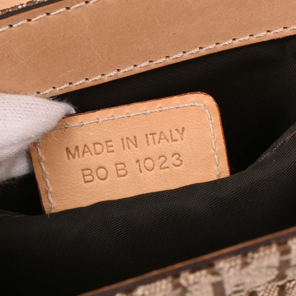 Christian Dior 2003 Beige Trotter Shoulder Bag