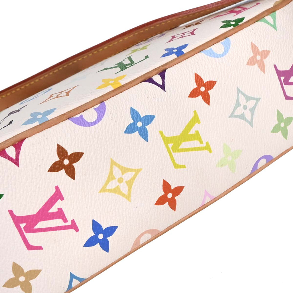 Louis Vuitton 2004 White Monogram Multicolor Sologne M92661