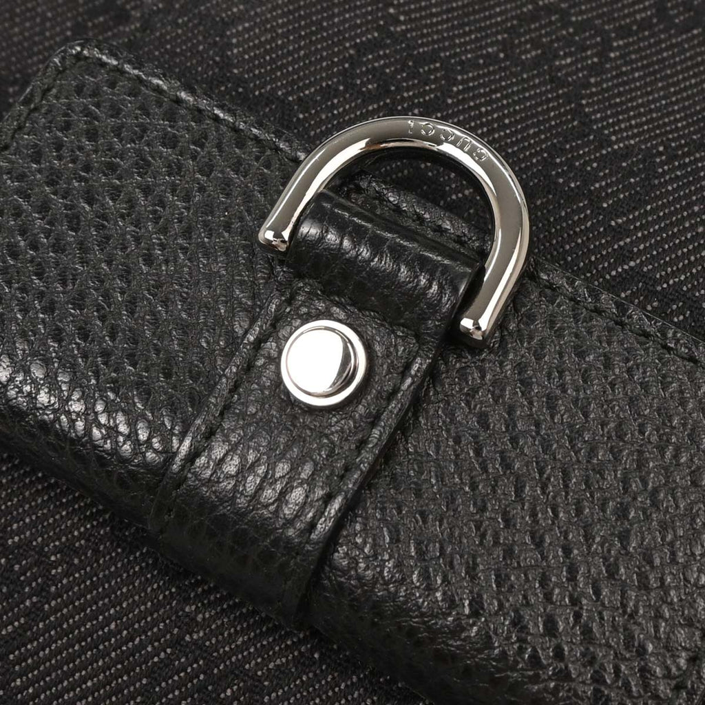 Gucci Black Canvas GG Tote Handbag