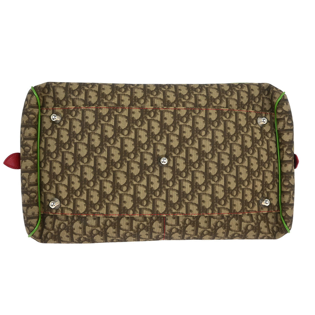 Christian Dior 2004 Rasta Trotter Bowling Bag