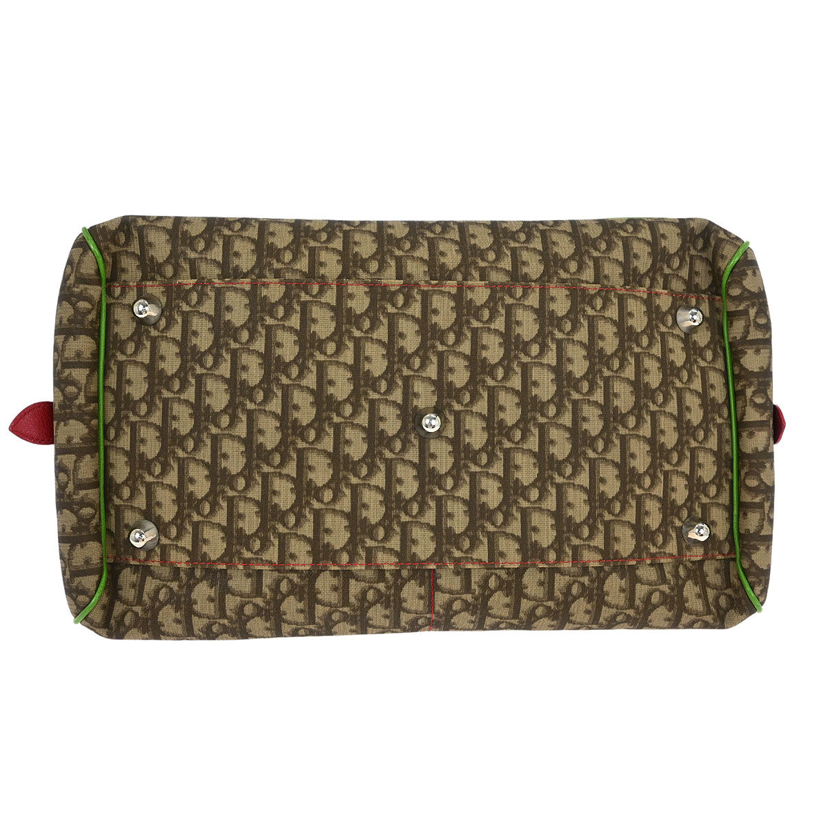 Christian Dior 2004 Rasta Trotter Bowling Bag
