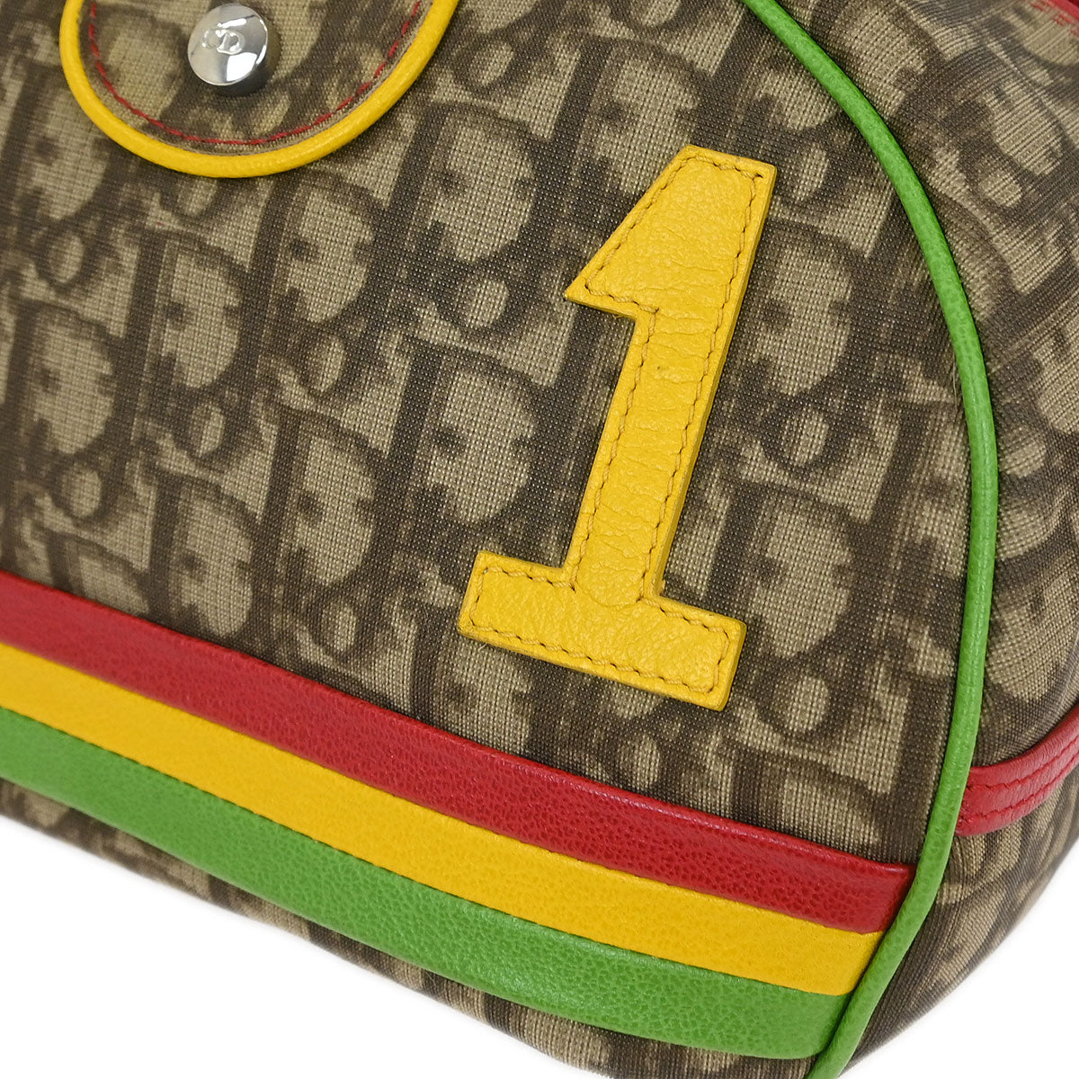 Christian Dior 2004 Rasta Trotter Bowling Bag