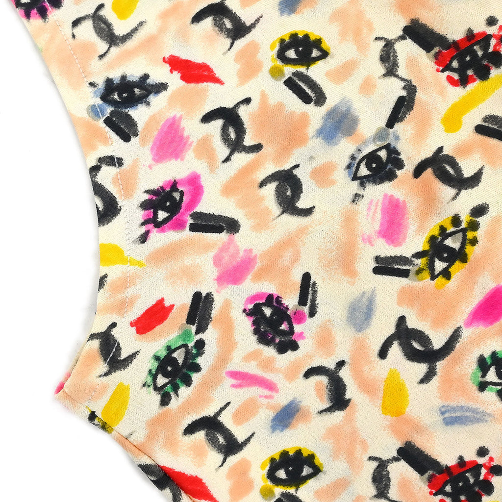 Chanel Sleeveless Cropped Tank Top White #38