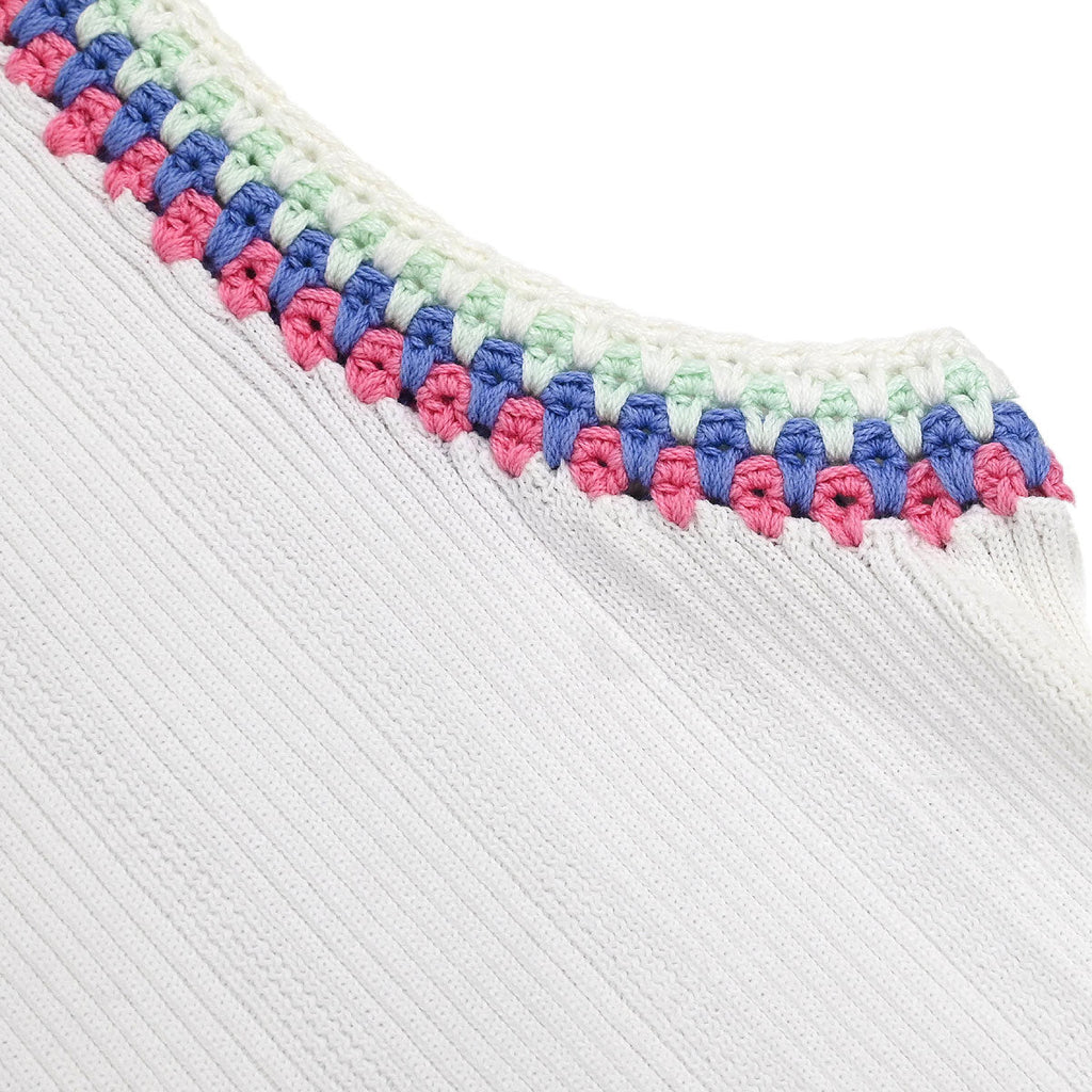 Chanel 2007 Sleeveless Top White #42