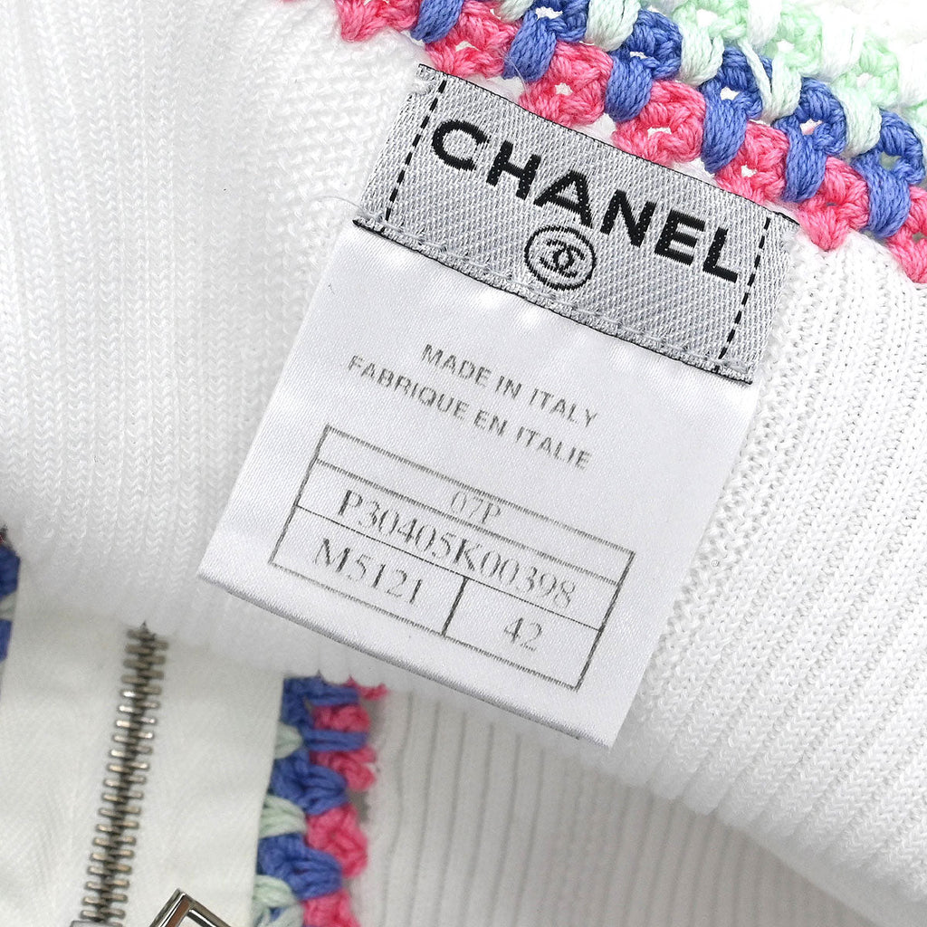 Chanel 2007 Sleeveless Top White #42