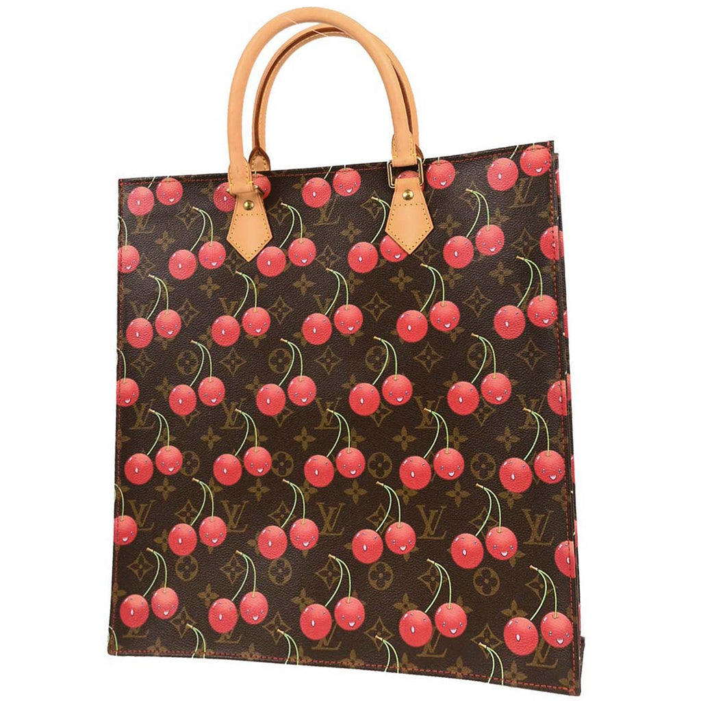 Louis Vuitton 2005 Monogram Cherry Sac Plat Tote Handbag M95010