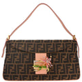 Fendi Black Brown Zucca Handbag