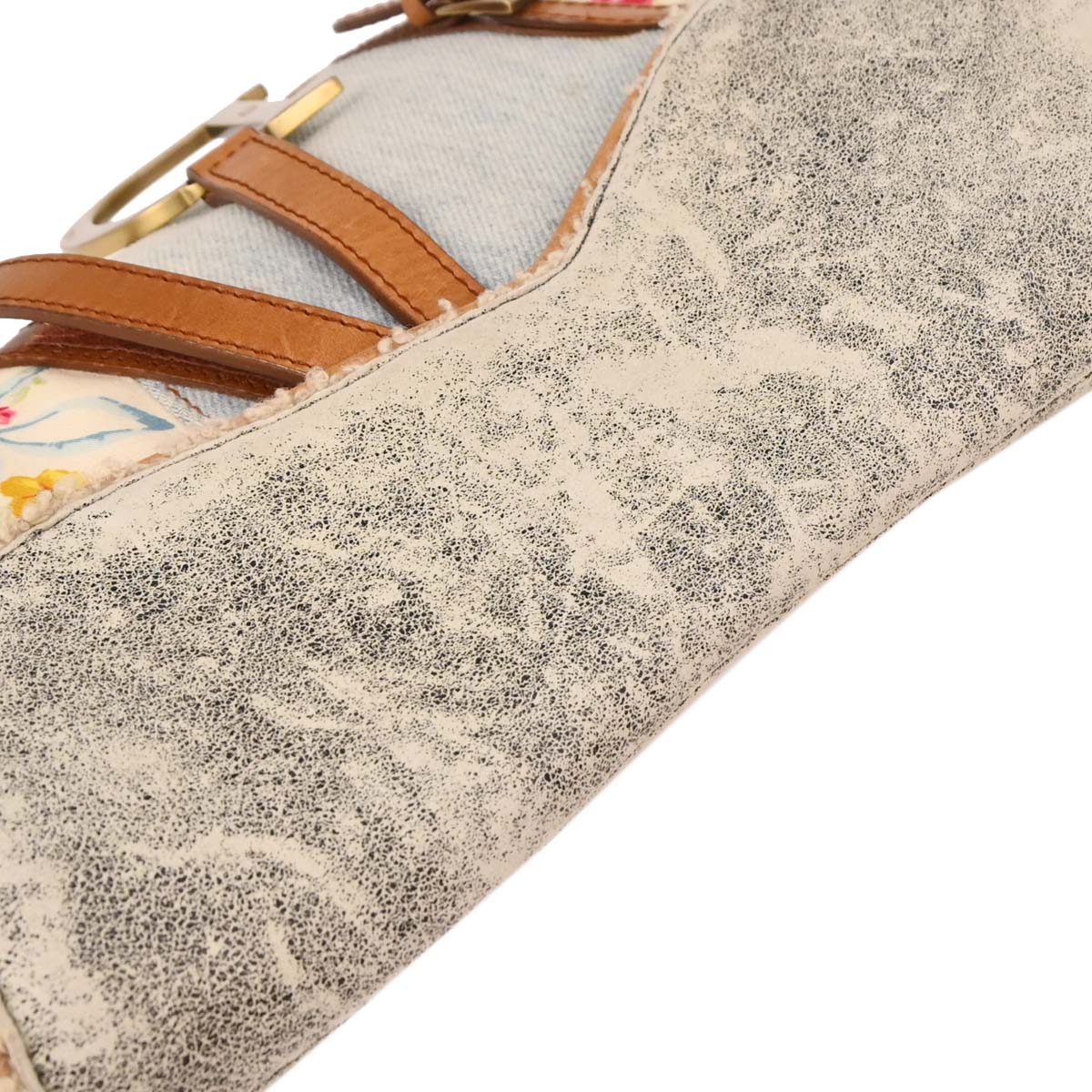 Christian Dior 2004 Canvas Saddle Handbag