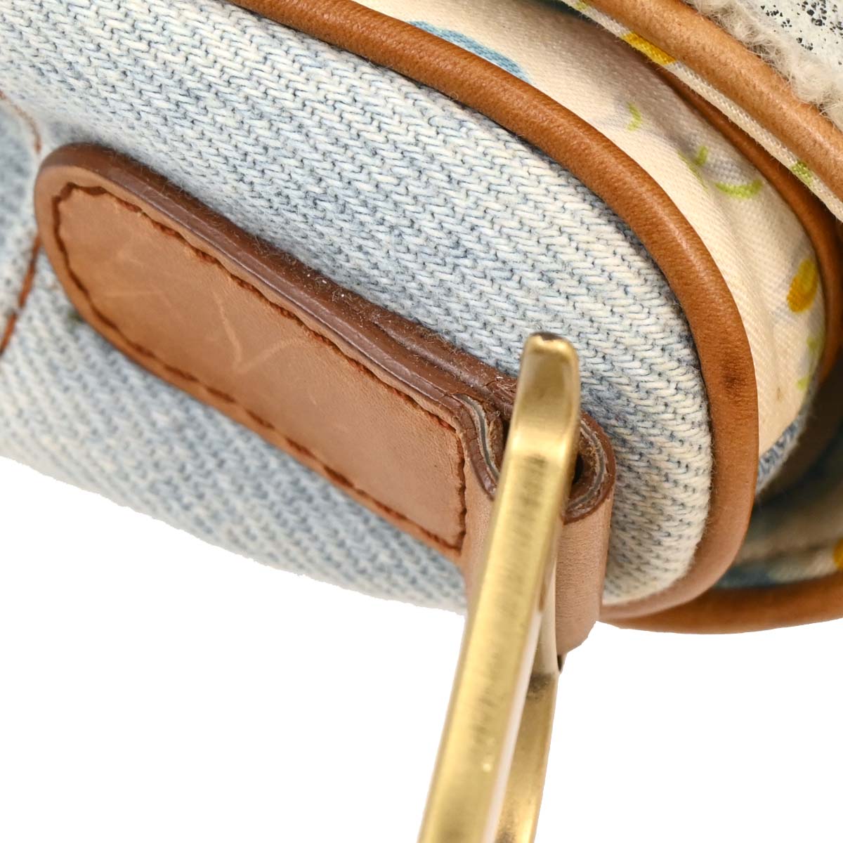 Christian Dior 2004 Canvas Saddle Handbag