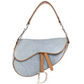 Christian Dior 2001 Canvas Saddle Handbag