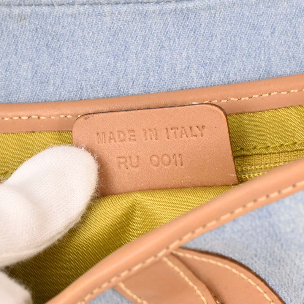 Christian Dior 2001 Canvas Saddle Handbag