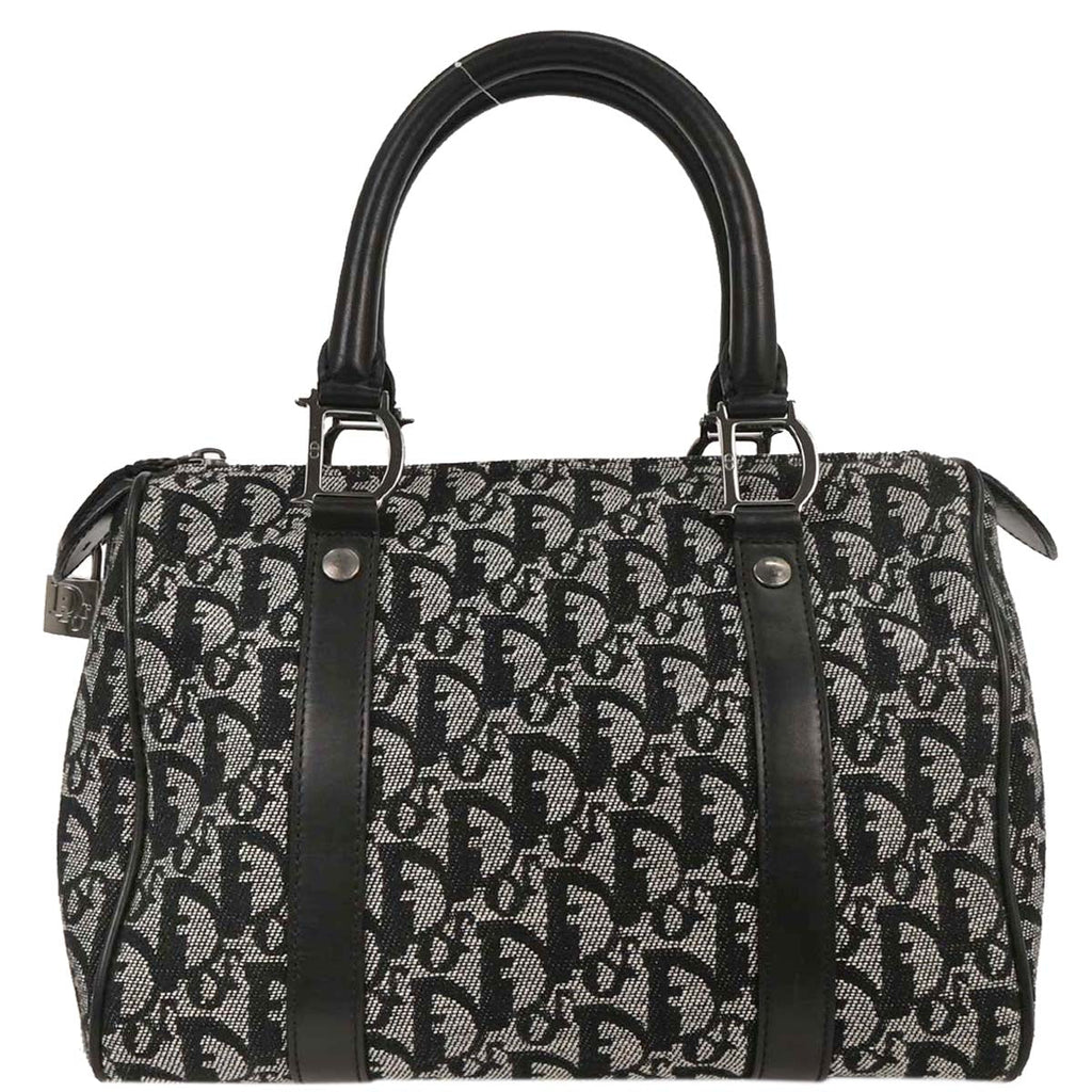 Christian Dior 2003 Black Trotter Handbag