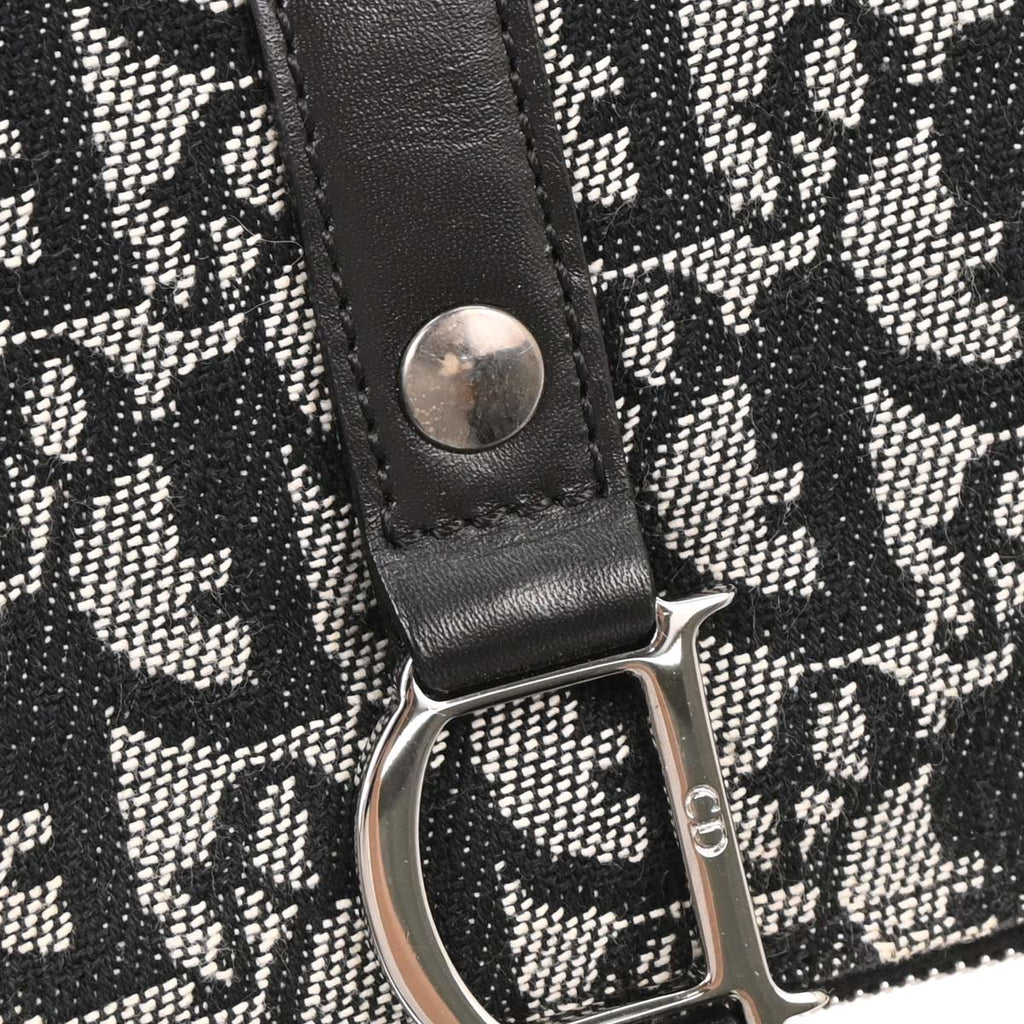 Christian Dior 2003 Black Trotter Handbag