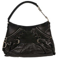 Christian Dior 2004 Black Leather Corset Handbag