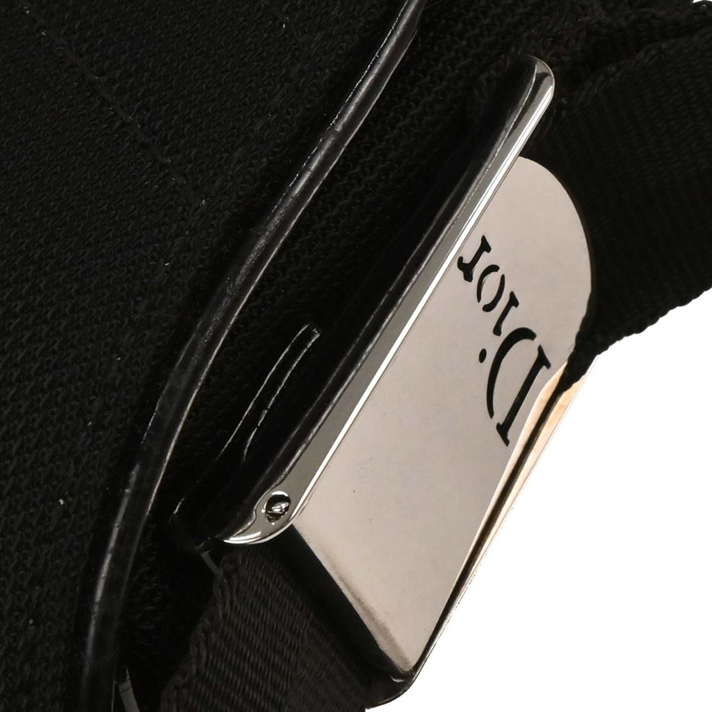 Christian Dior 2002 Black Nylon Saddle Shoulder Bag