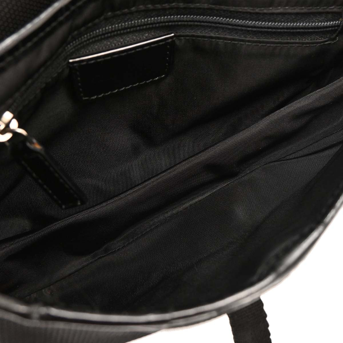 Christian Dior 2002 Black Nylon Saddle Shoulder Bag