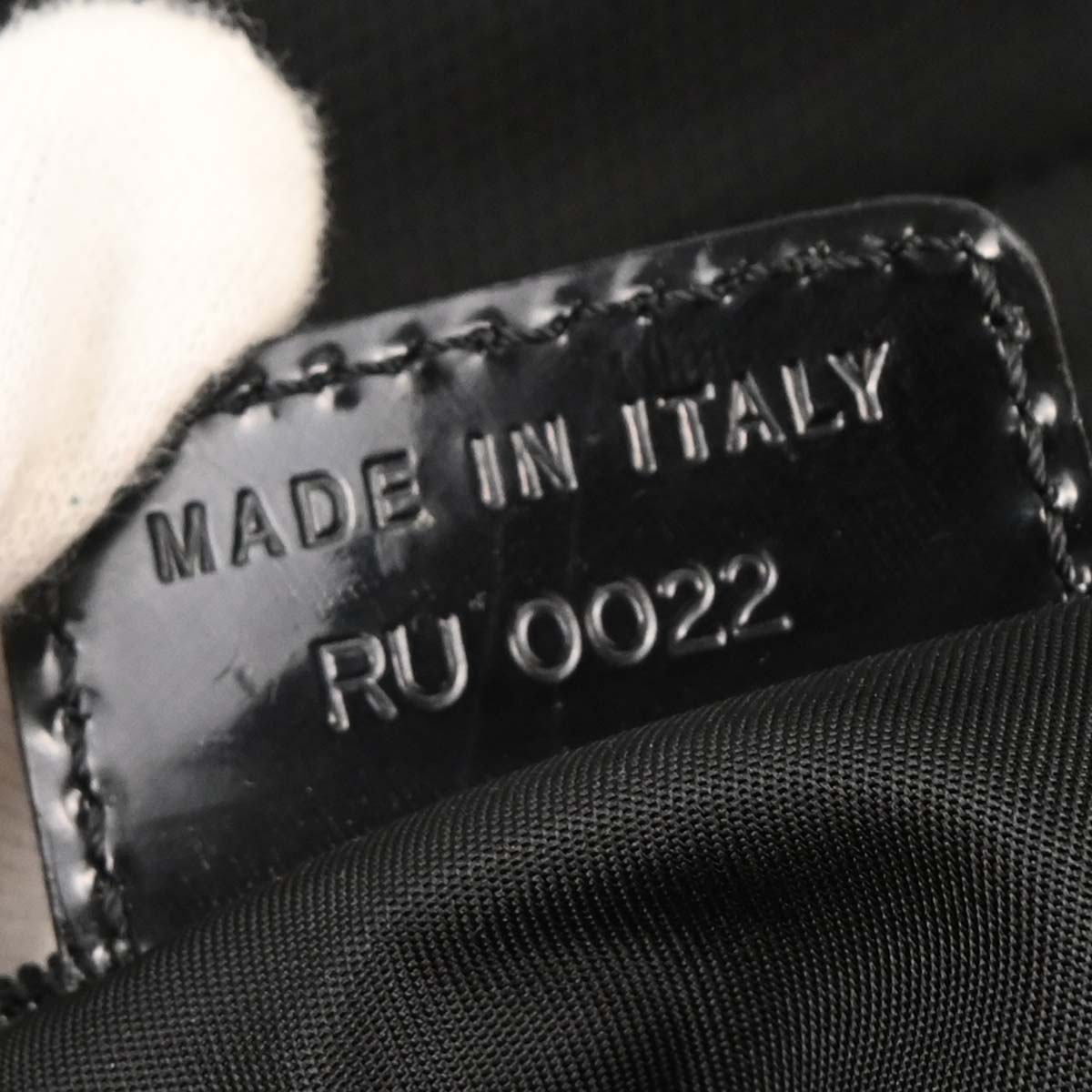 Christian Dior 2002 Black Nylon Saddle Shoulder Bag