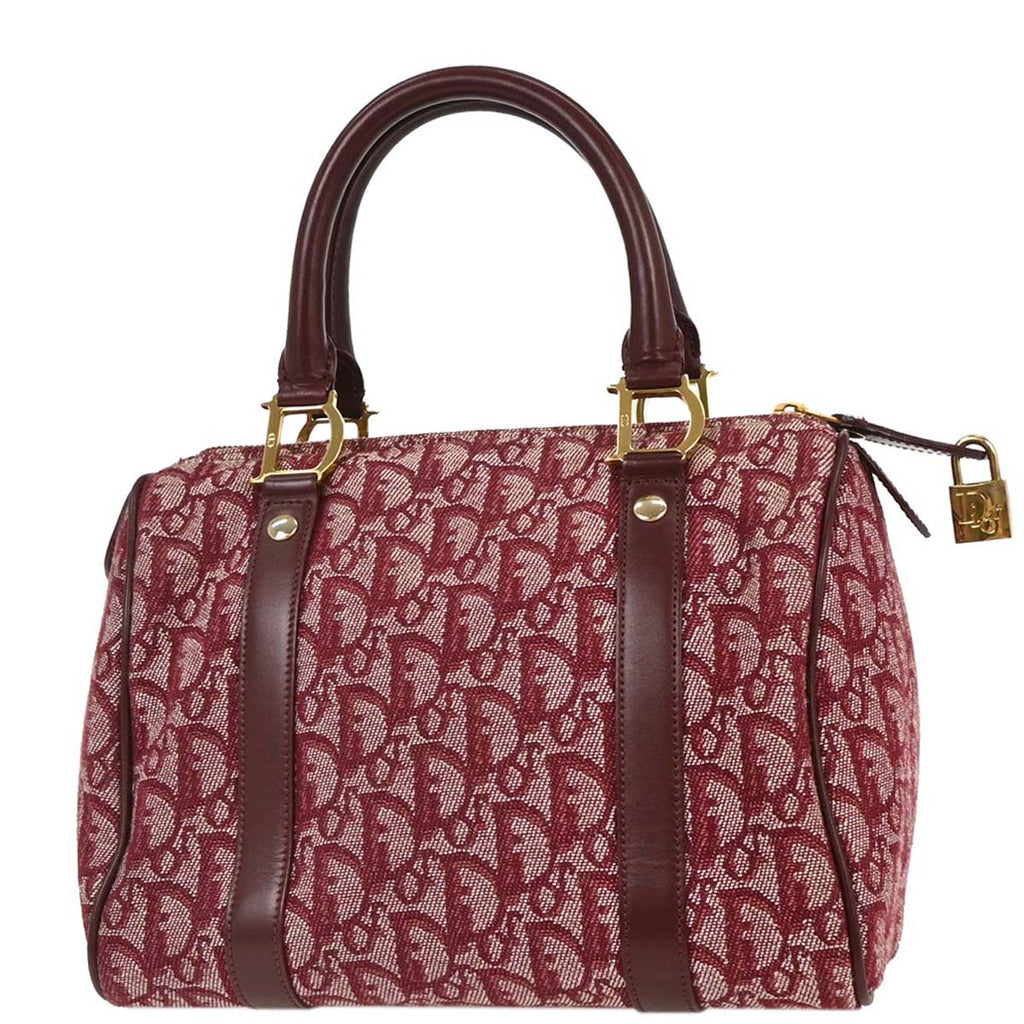 Christian Dior 2004 Bordeaux Trotter Handbag