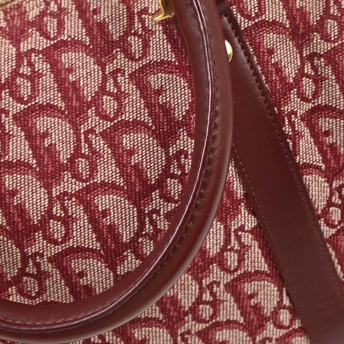 Christian Dior 2004 Bordeaux Trotter Handbag