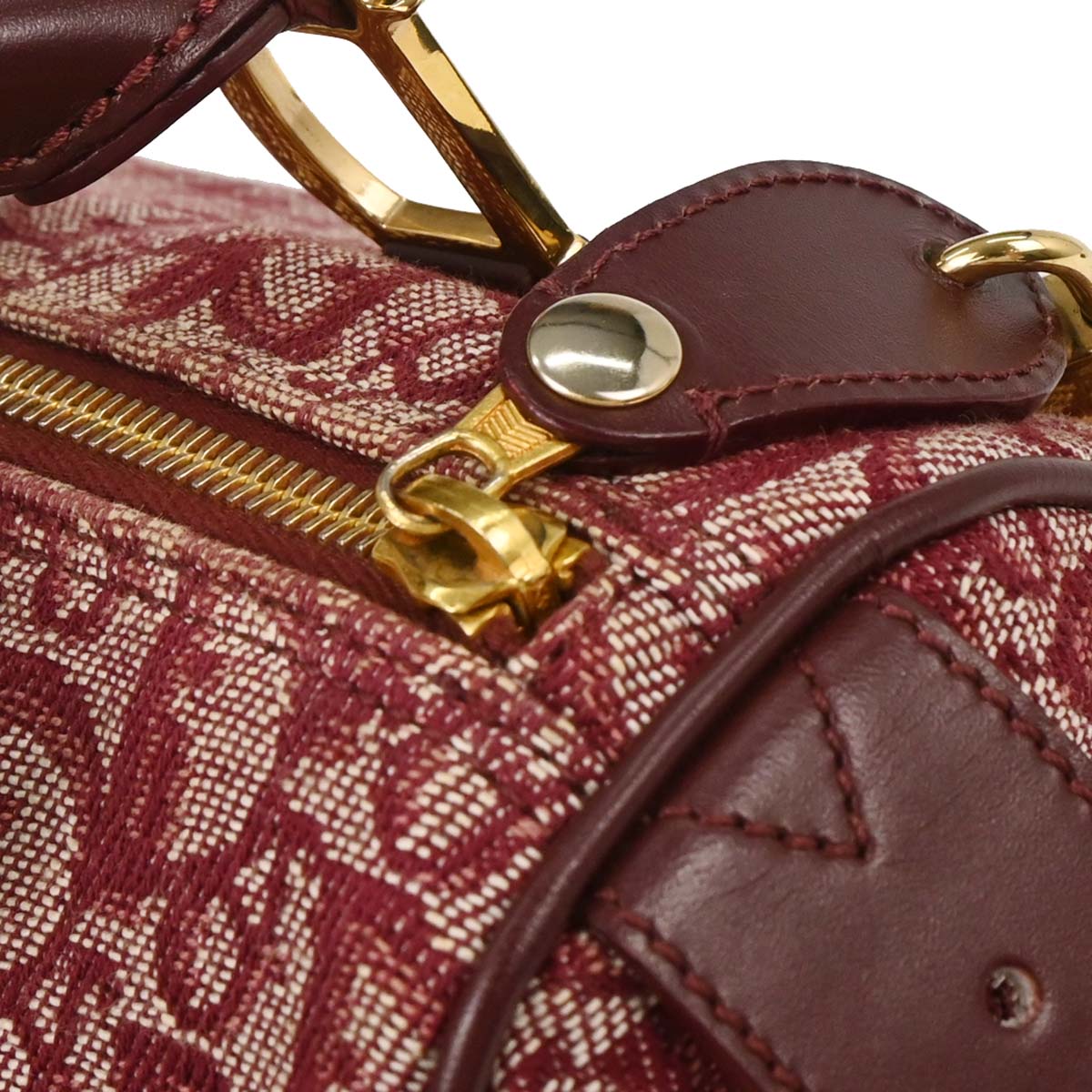 Christian Dior 2004 Bordeaux Trotter Handbag
