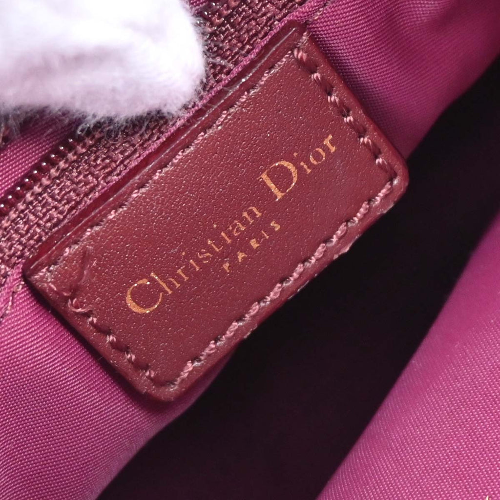 Christian Dior 2004 Bordeaux Trotter Handbag