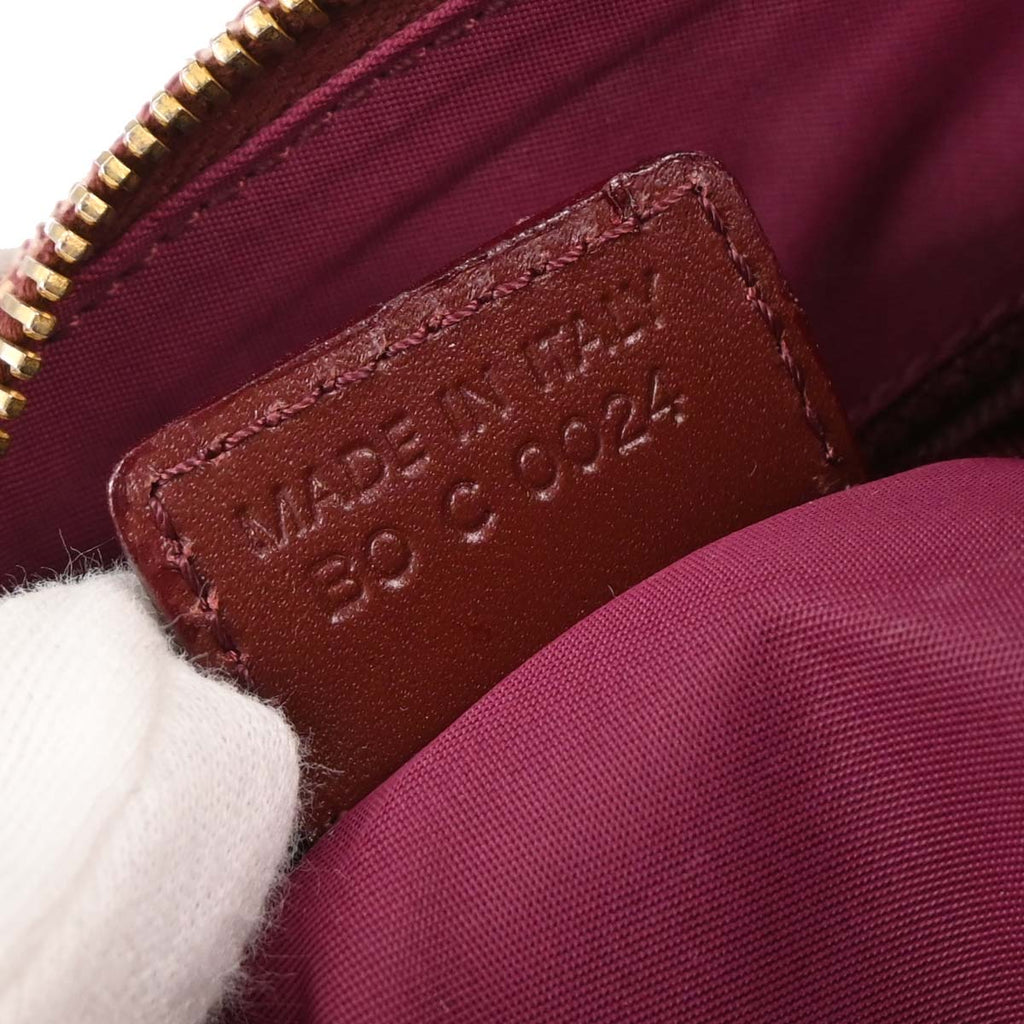 Christian Dior 2004 Bordeaux Trotter Handbag