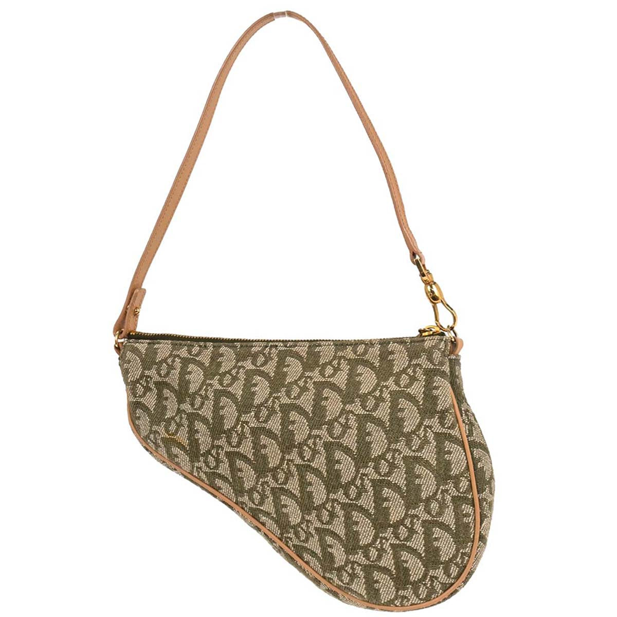 Christian Dior 2001 Green Trotter Saddle Handbag