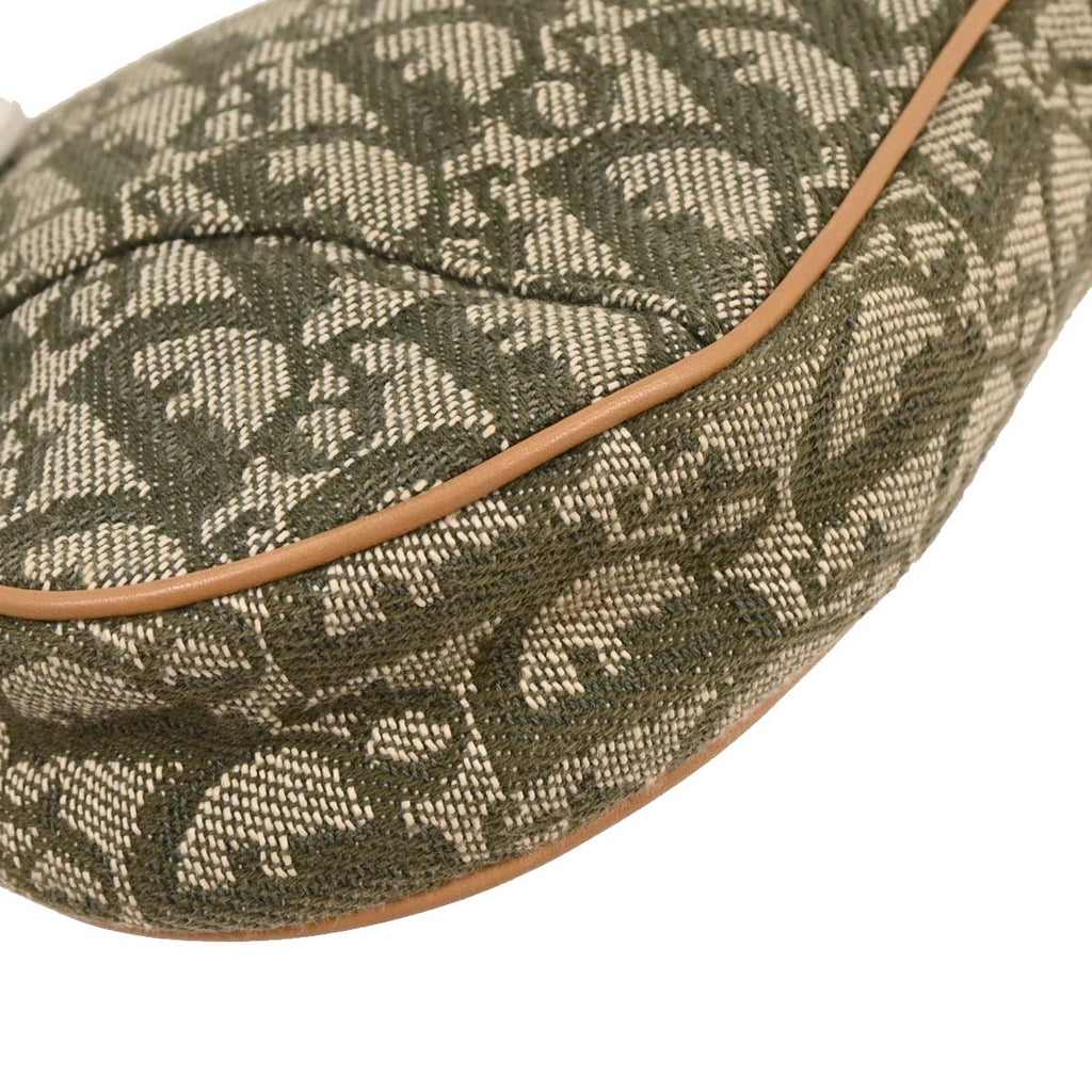 Christian Dior 2001 Green Trotter Saddle Handbag