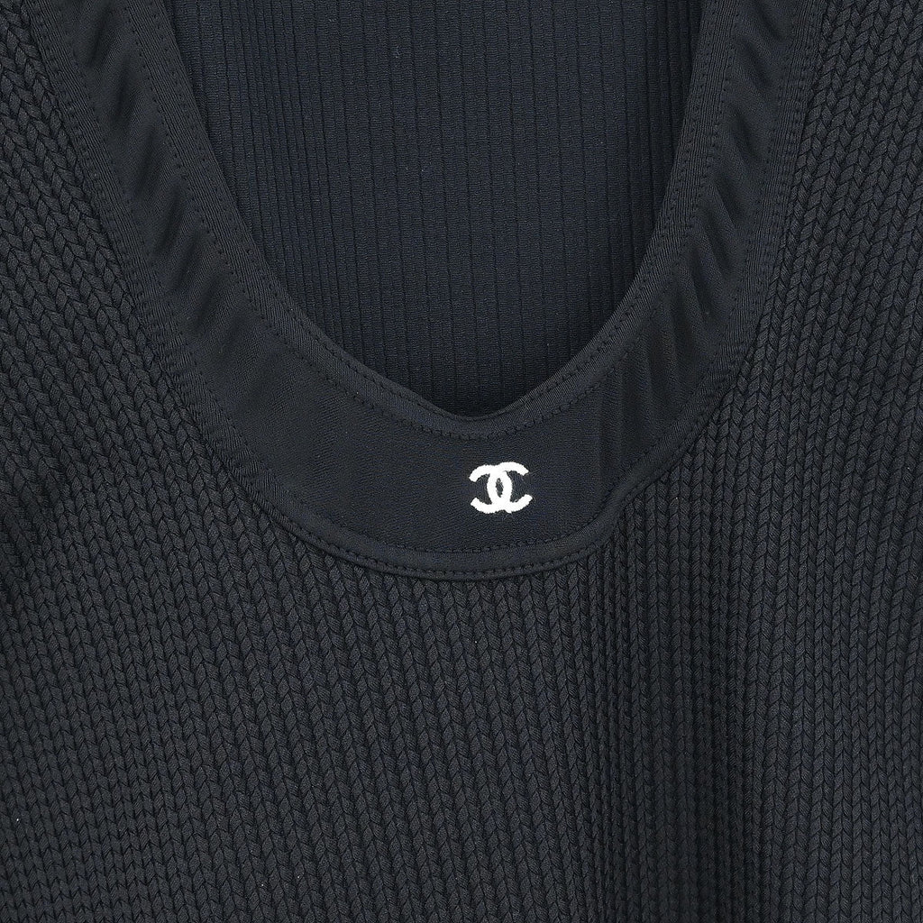 Chanel 1998 Swimwear Swimsuit Black #40