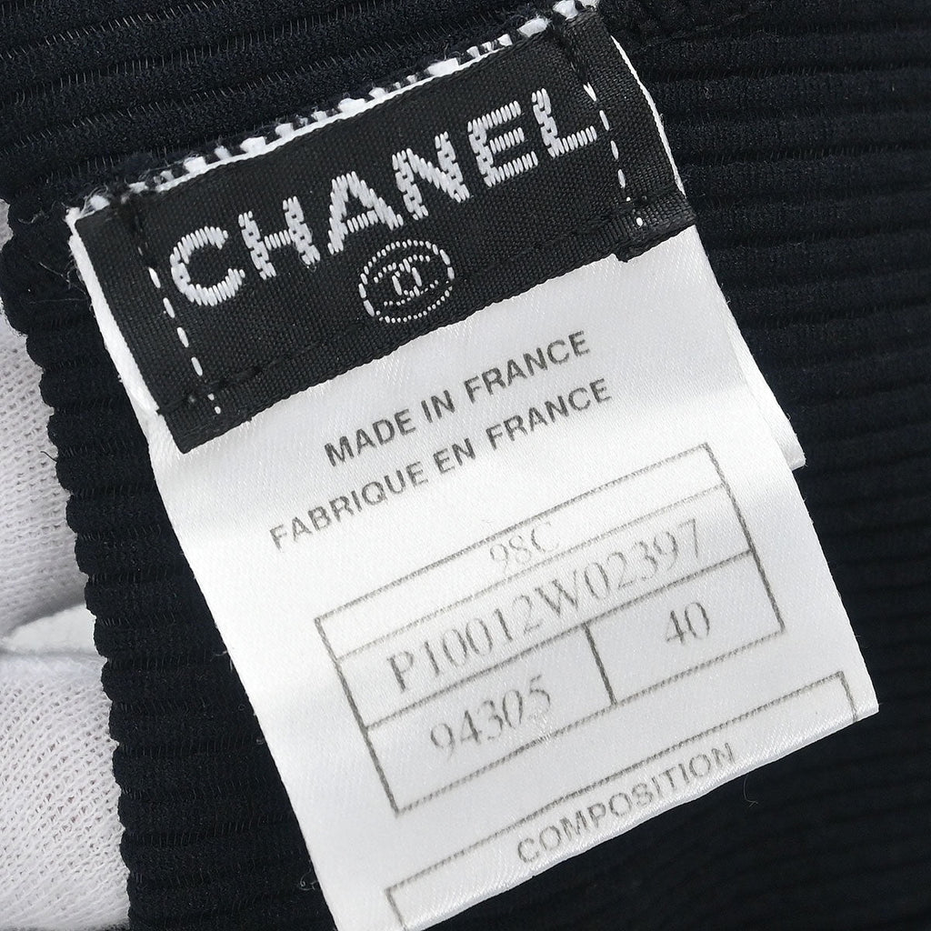 Chanel 1998 Swimwear Swimsuit Black #40