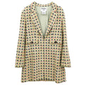 Chanel 2002 Zip Up Jacket Light Green #42
