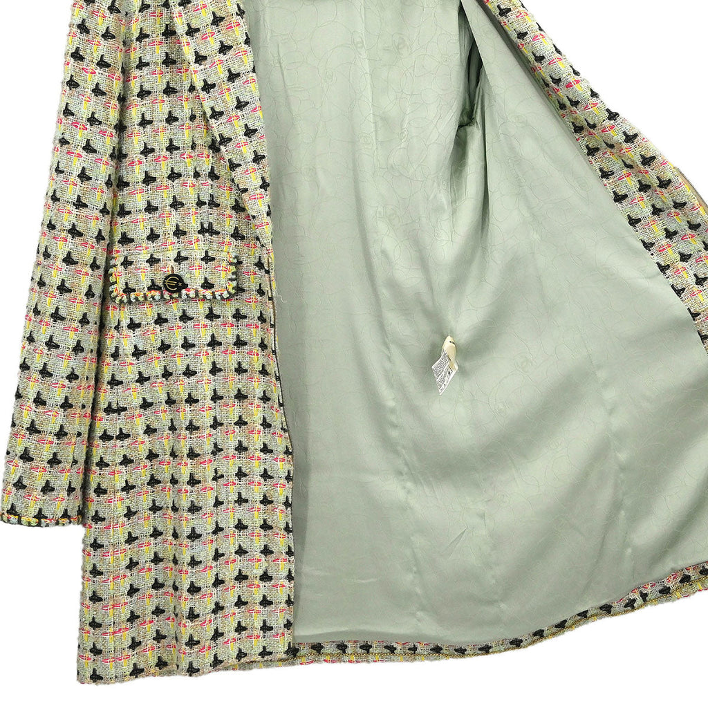 Chanel 2002 Zip Up Jacket Light Green #42