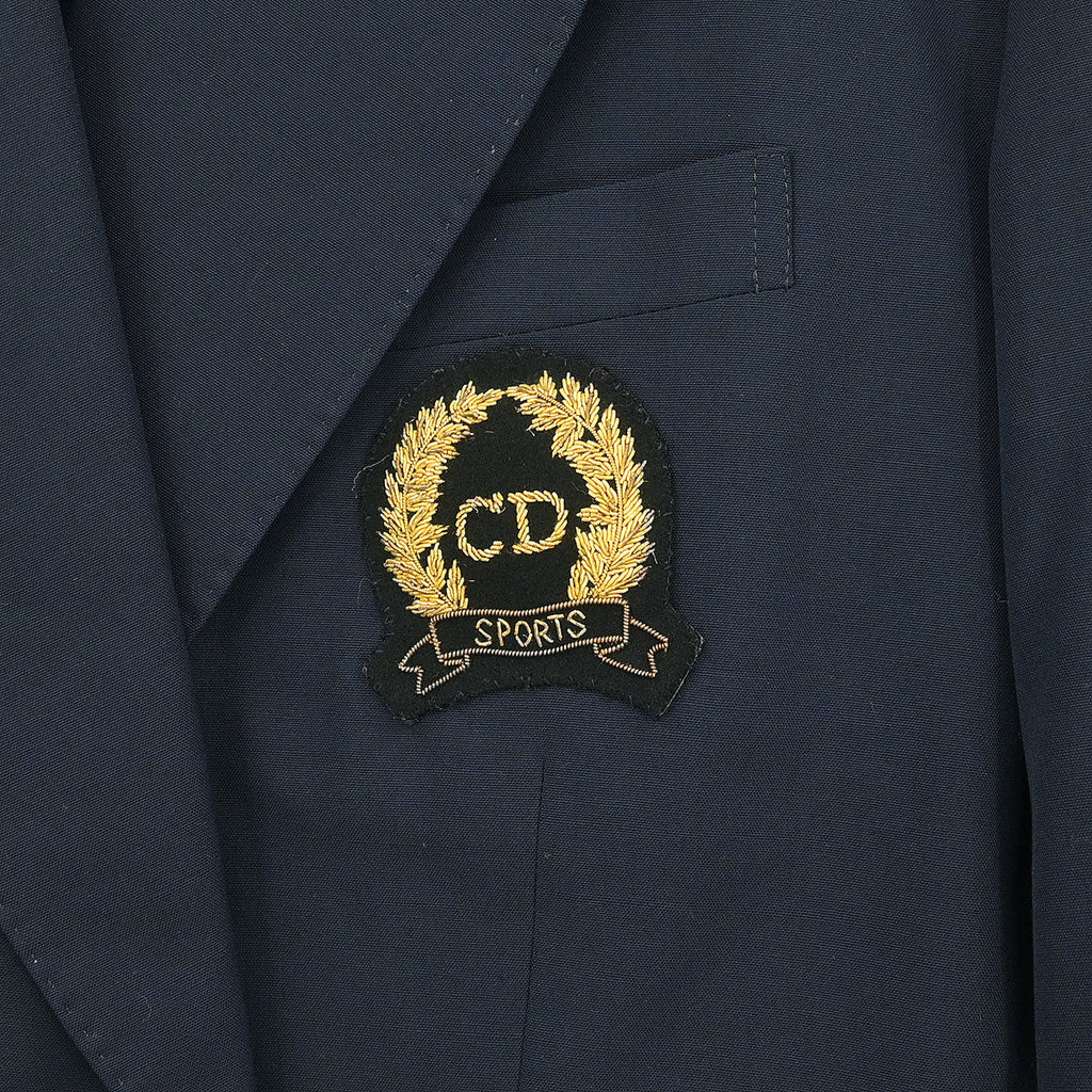 Christian Dior 2003 Setup Suit Jacket Skirt Navy #L