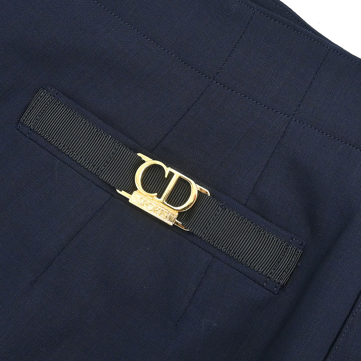 Christian Dior 2003 Setup Suit Jacket Skirt Navy #L