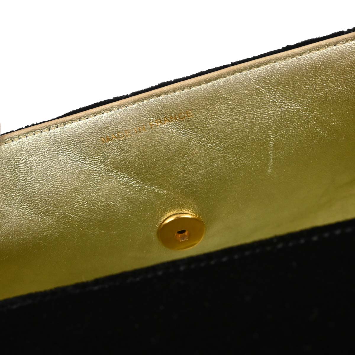 Chanel 1996-1997 Black Velvet Kelly Handbag