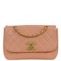 Chanel 2000-2001 Pink Caviar Shoulder Bag