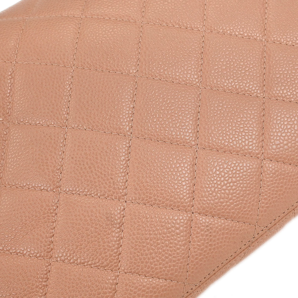 Chanel 2000-2001 Pink Caviar Shoulder Bag
