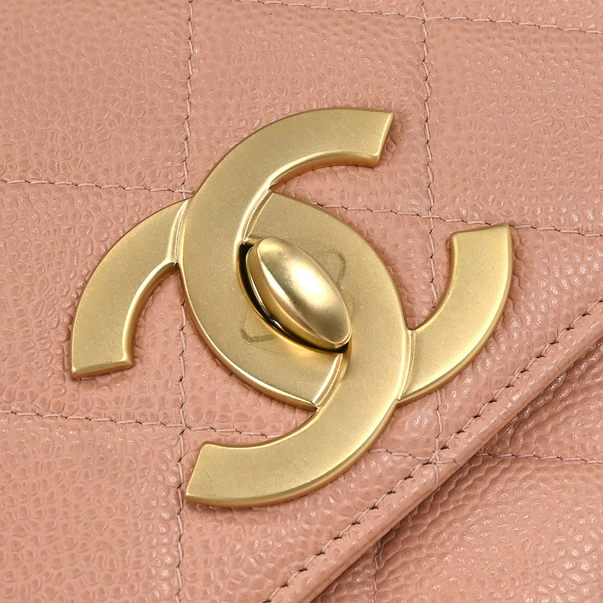 Chanel 2000-2001 Pink Caviar Shoulder Bag