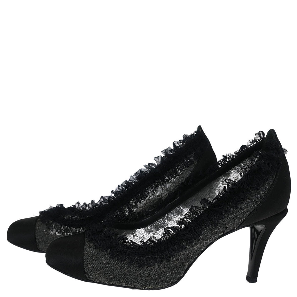 Chanel * Black Pumps Shoes #36