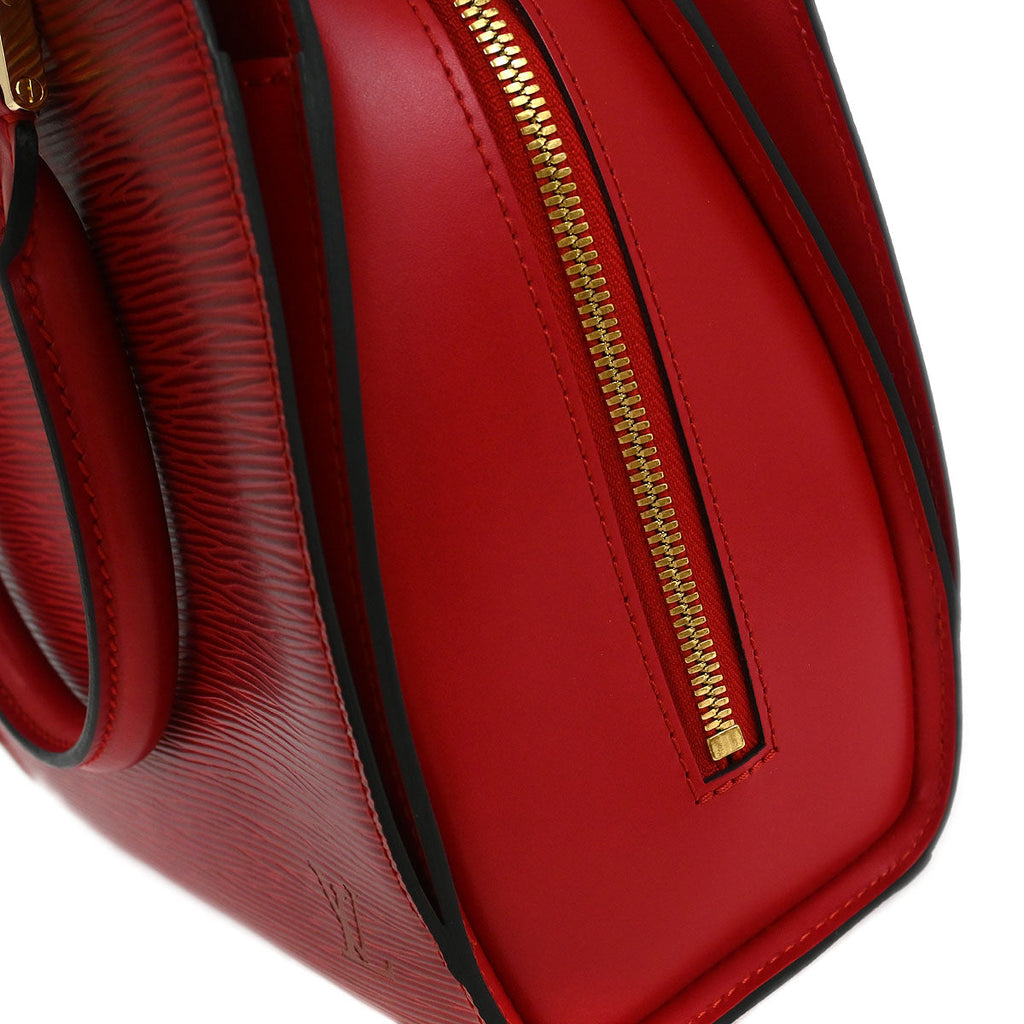 Louis Vuitton 1998 Red Epi Pont Neuf Handbag M52057