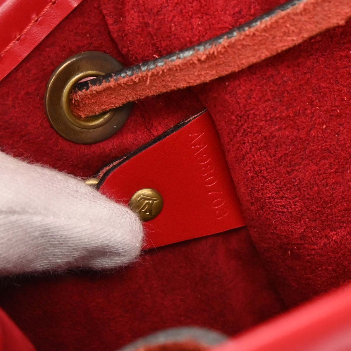 Louis Vuitton Red Epi Montsouris MM Monaco Limited Backpack