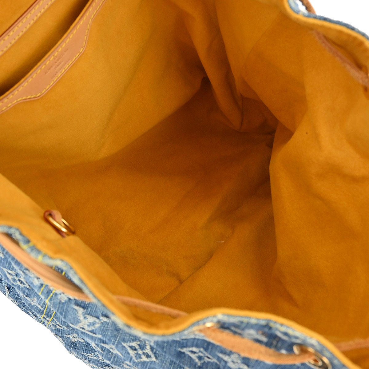 Louis Vuitton 2006 Blue Monogram Denim Sac a Dos GM Backpack M95056