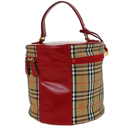 Burberrys Beige Red House Check Vanity Handbag