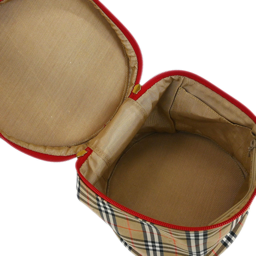 Burberrys Beige Red House Check Vanity Handbag